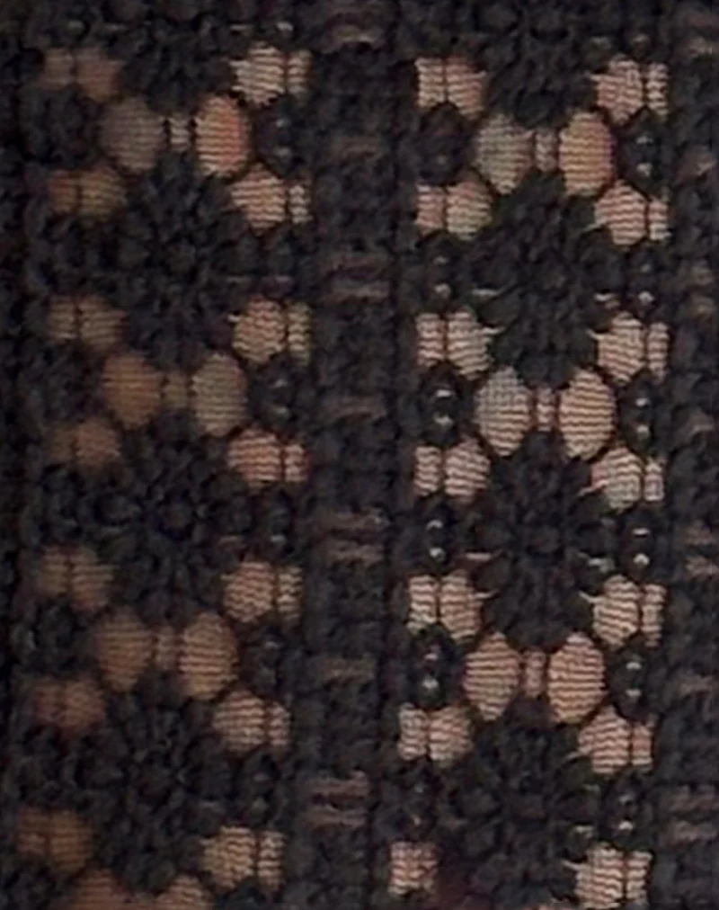 Dudley Vest Top in Regal Lace Black - Image 6