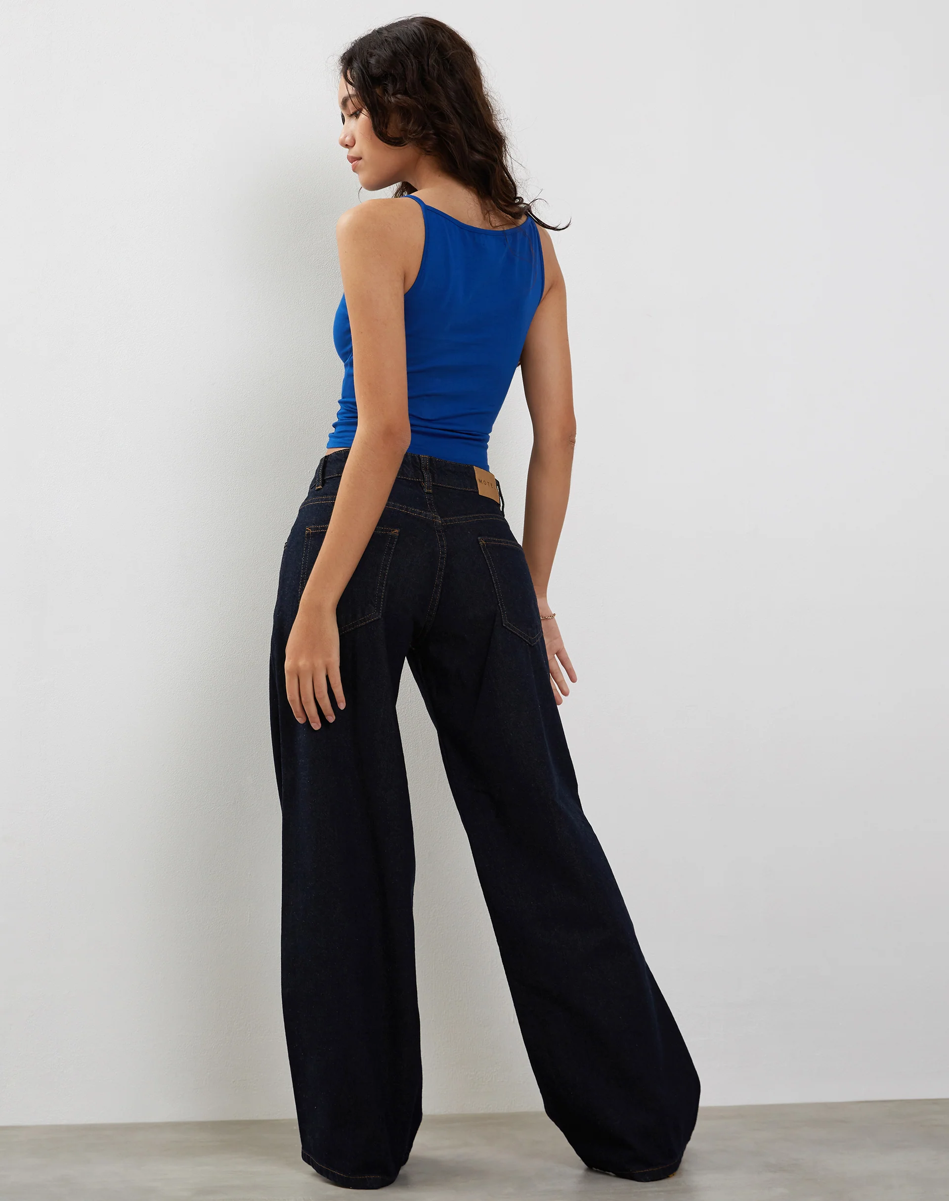 Dudley Vest Top in Cobalt - Image 2