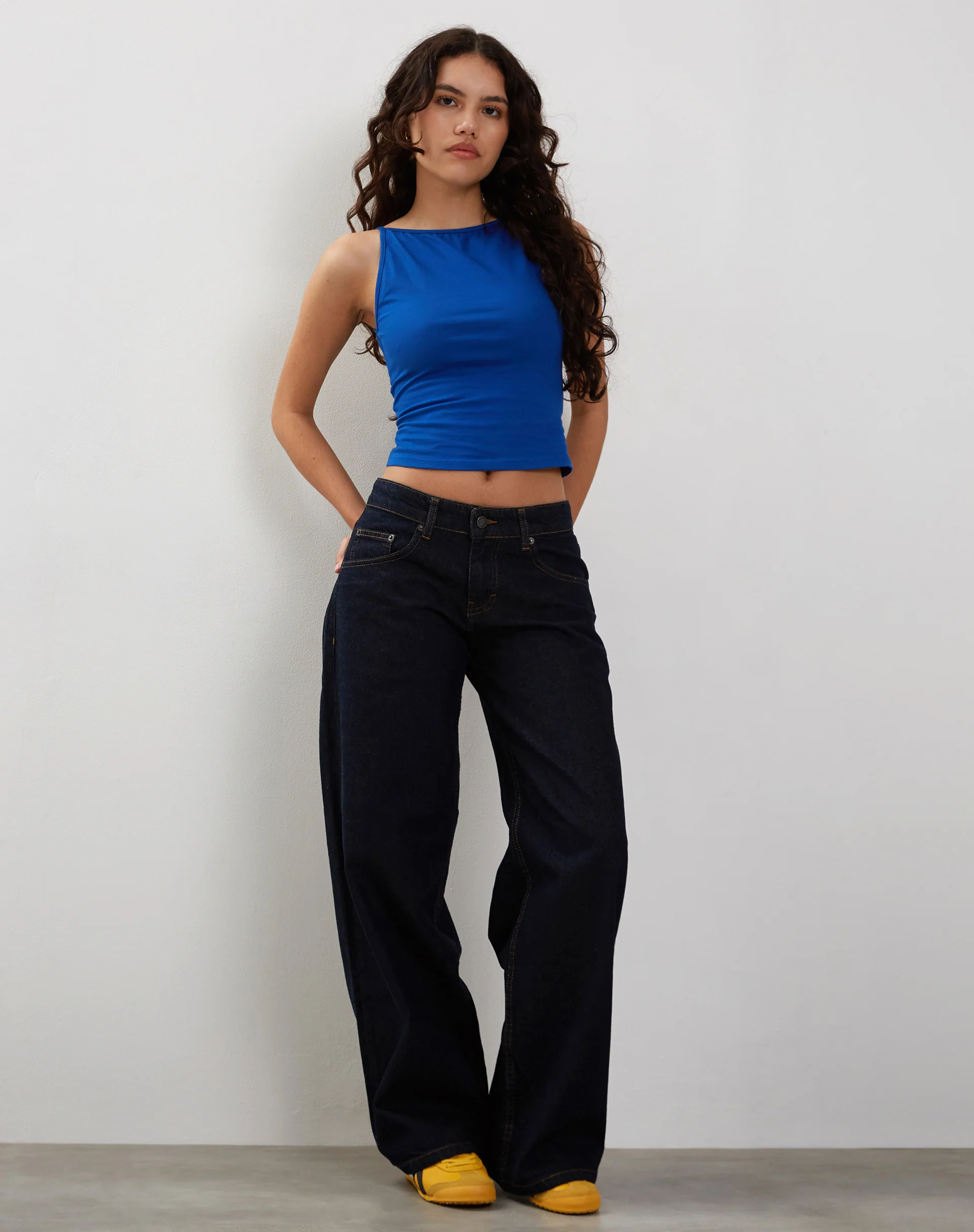 Dudley Vest Top in Cobalt - Image 4