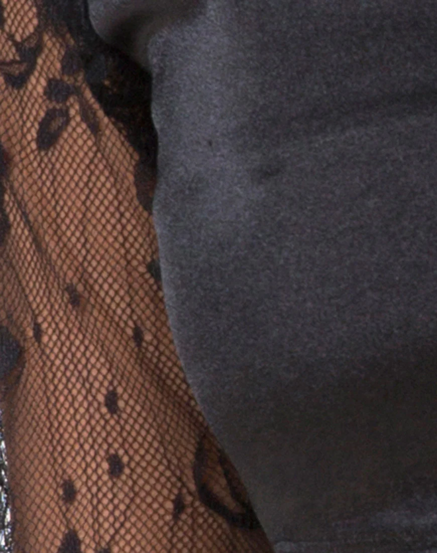 Dulip Crop Top in Black - Image 5