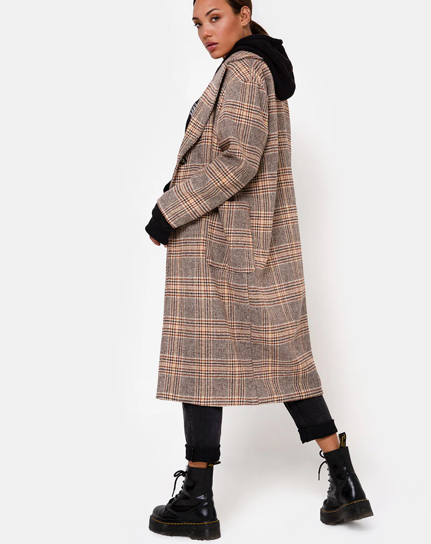 Duster Coat in Winston Check - Image 2
