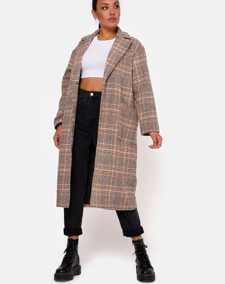 Duster Coat in Winston Check - Image 3