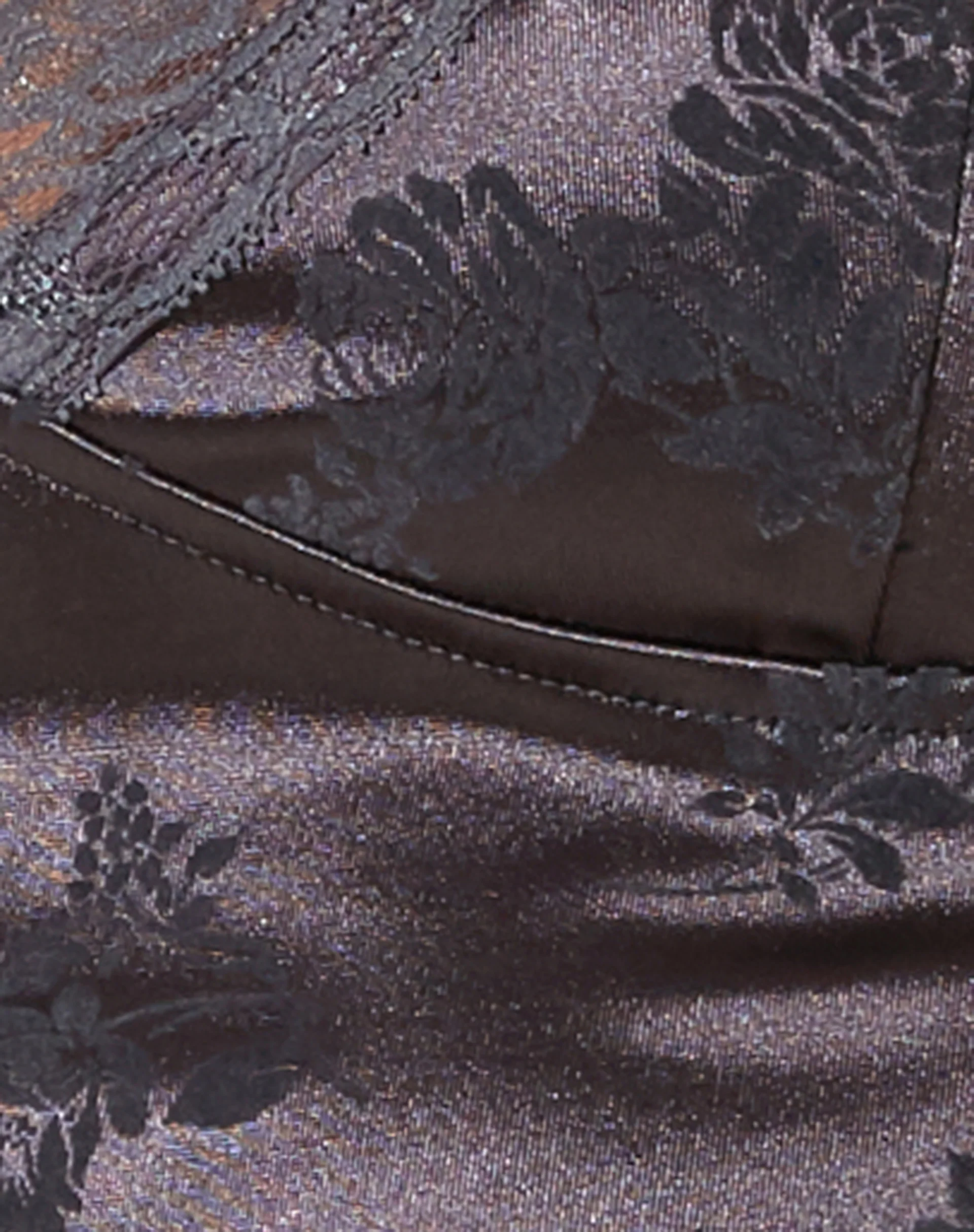 Dyrana Crop Top in Rose Flock Choco - Image 6