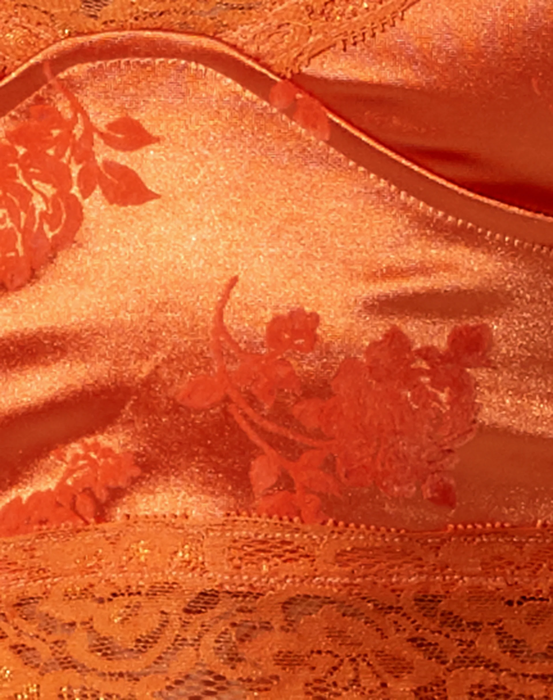 Dyrana Crop Top in Rose Flock Tangerine - Image 6