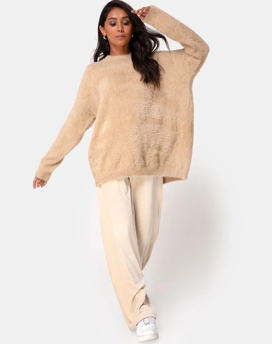 Edgen Jumper in Knit Sand - Image 3