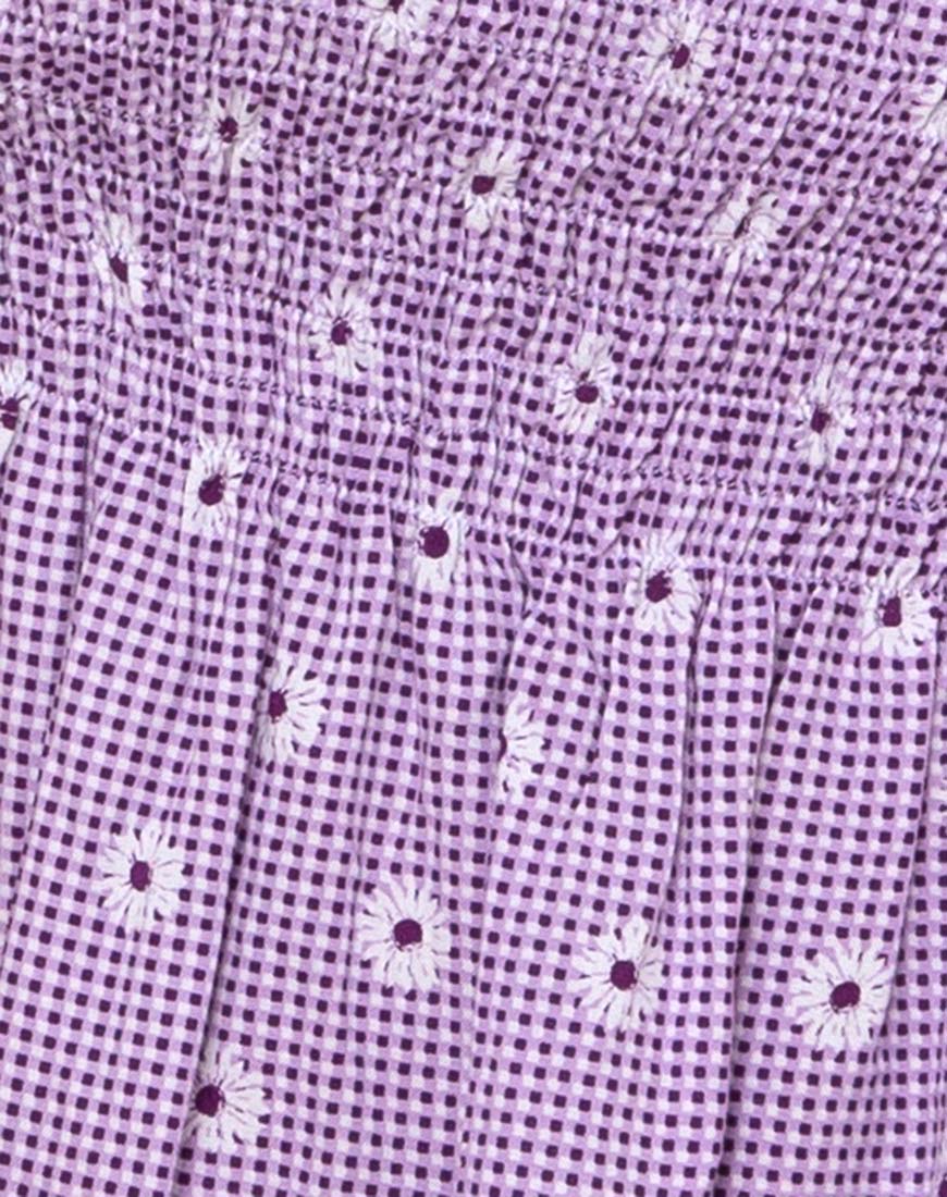 Eldre Dress in Daisy Field Lavender - Image 5