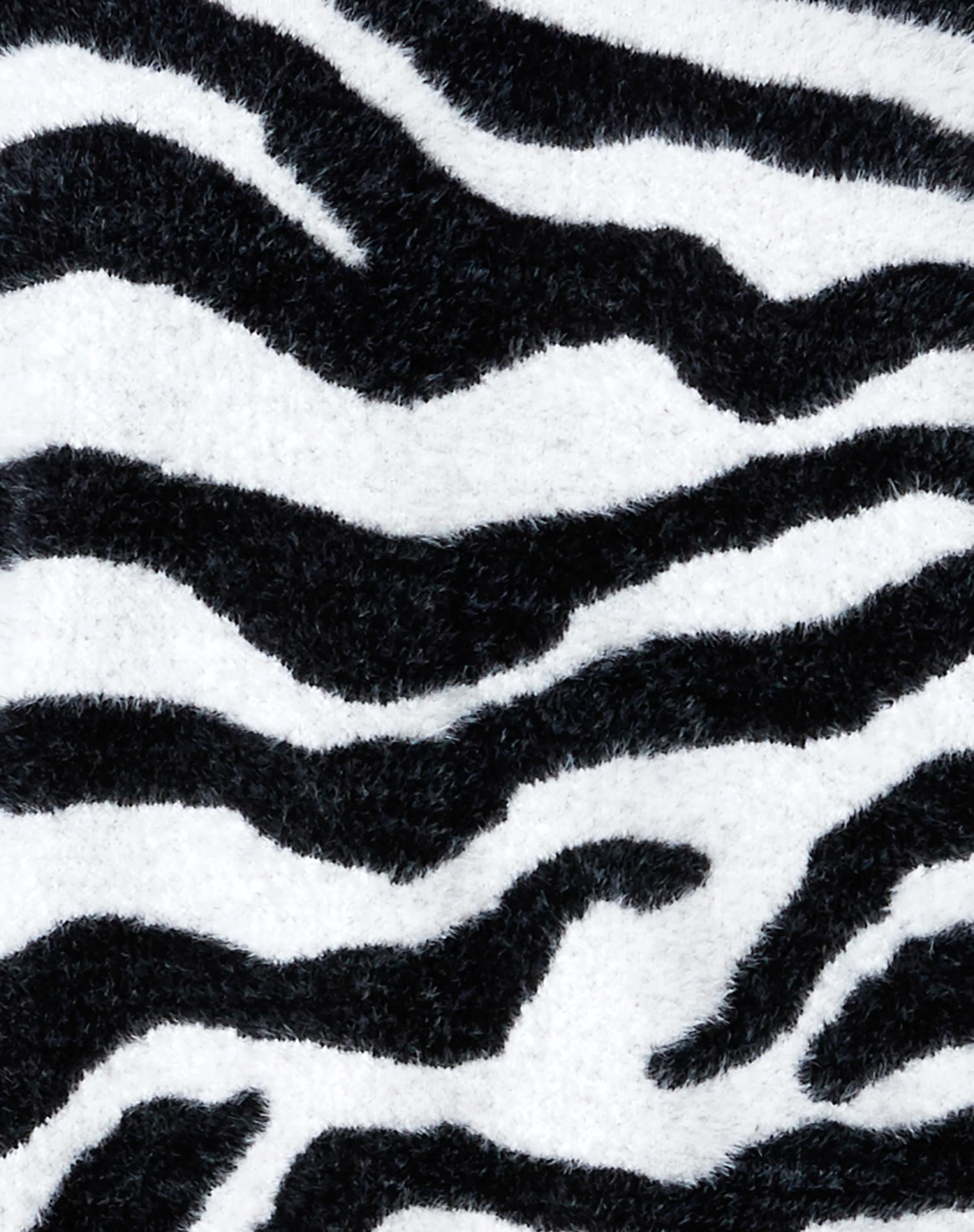 Eleni Jumper in Knit Zebra Black and White - Image 5