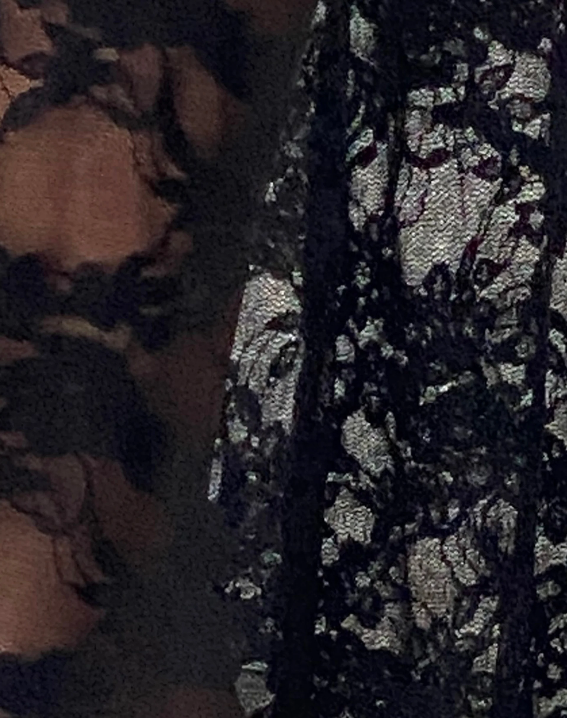 Elio Flared Trouser in Black Lace - Image 7