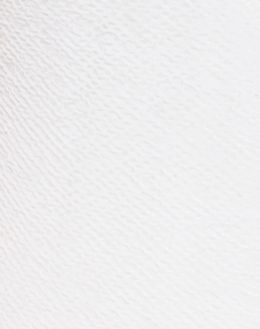 Elkin Swimsuit in Textured White - Image 5