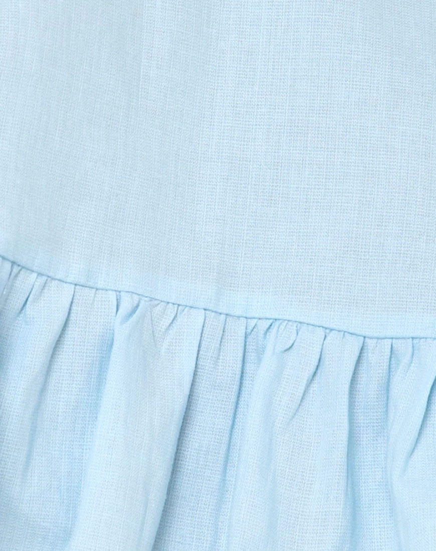 Ellen Top in Sky Blue - Image 5