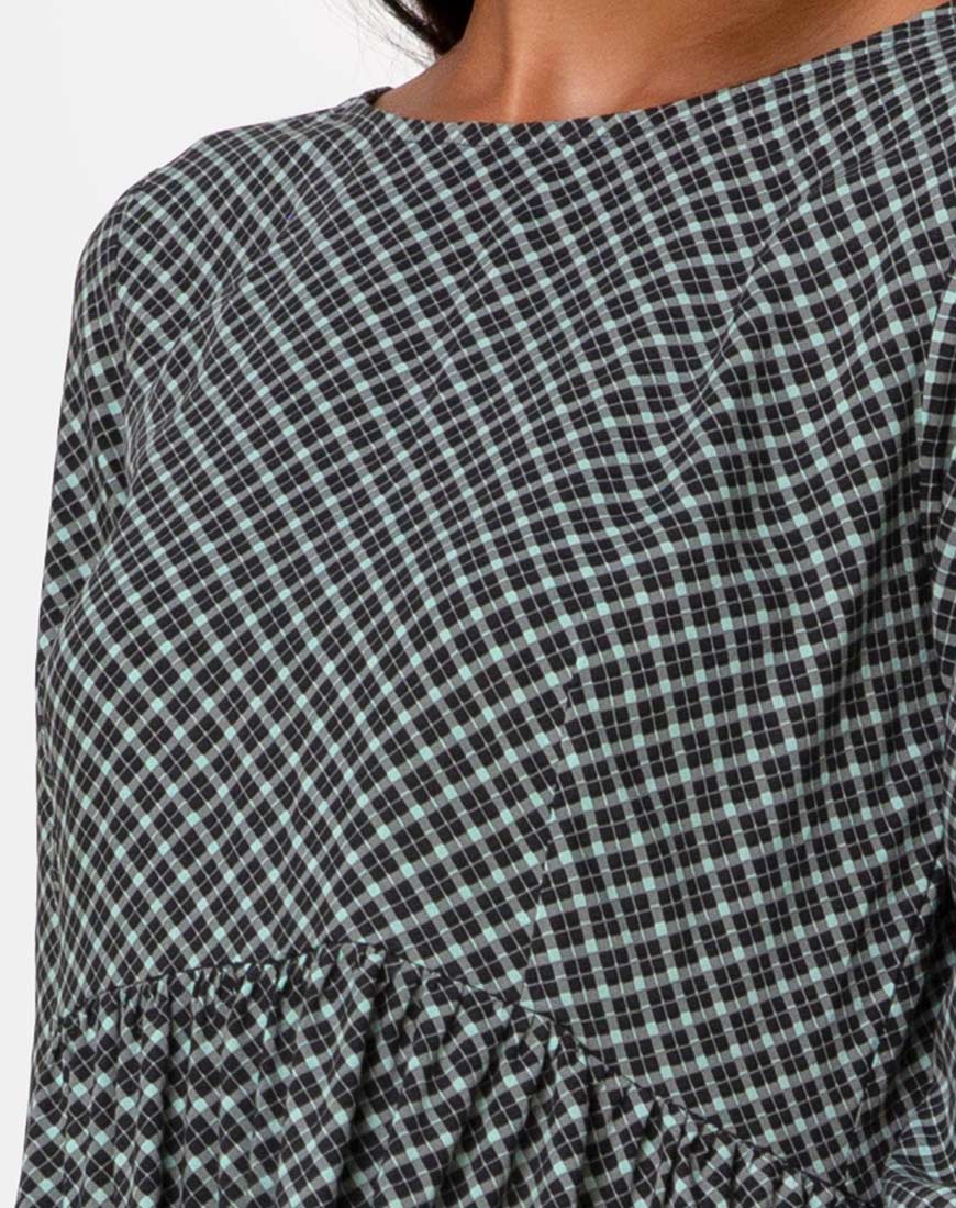 Ellery Maxi Dress in Check it Out Green - Image 5