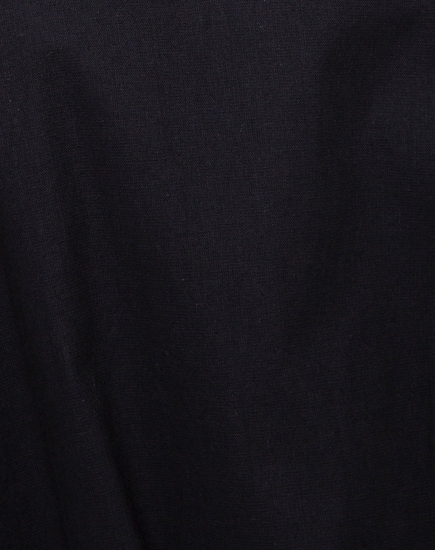 Elna Babydoll Dress in Black - Image 5