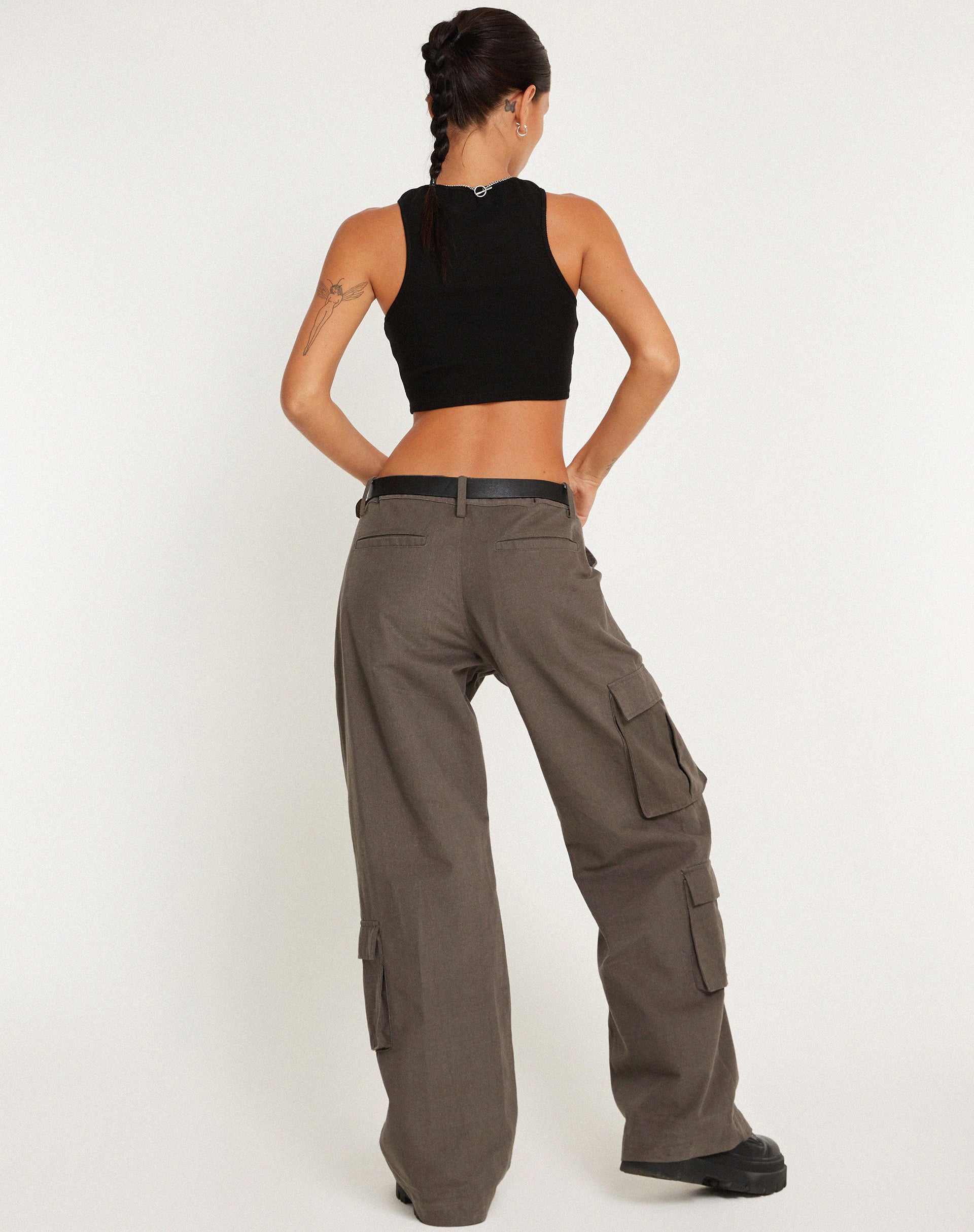 Eloise Vest Top in Black - Image 5