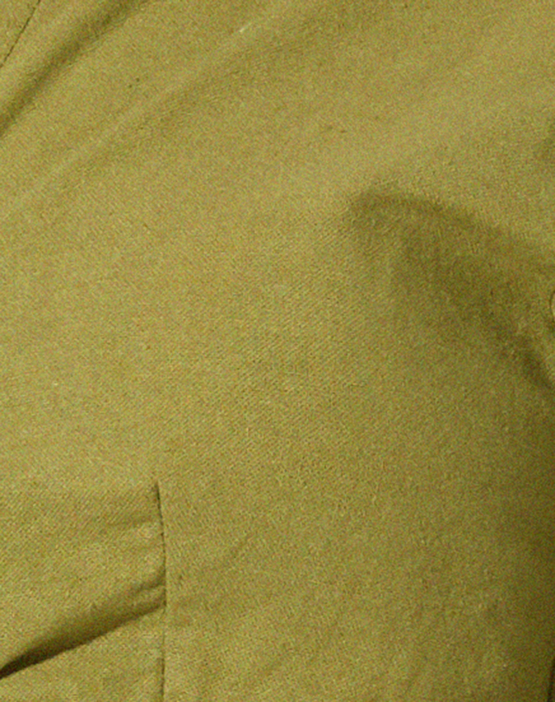 Elyse Crop Top in Linen Rami Green - Image 5
