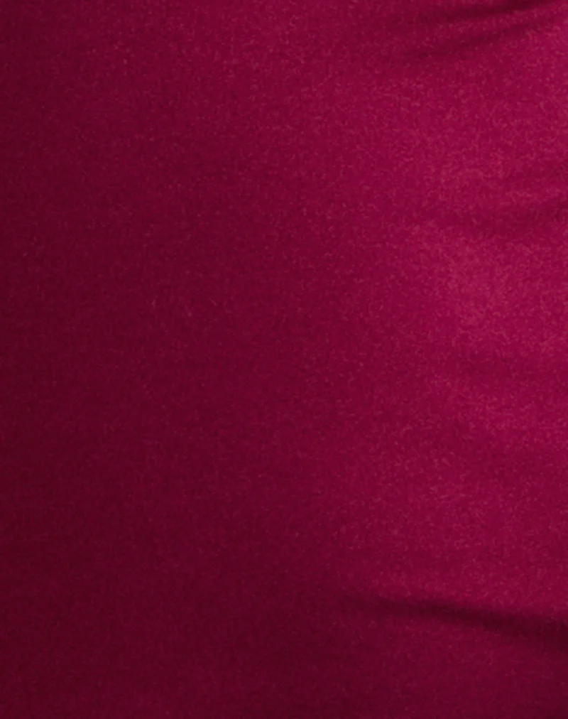 Emesy Long Sleeve Top in Burgundy - Image 7