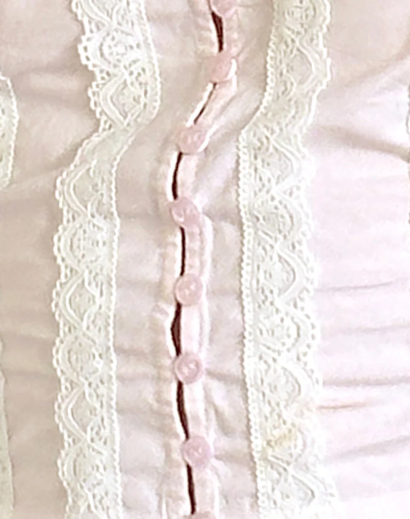 Esaula Button Front Top in Light Pink - Image 6