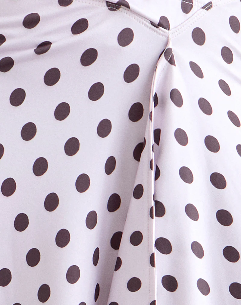 Esmeray Midi Skirt in Retro Polka Dot - Image 5