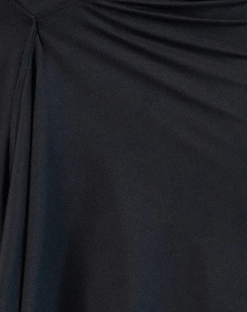 Esmeray Midi Skirt In Black - Image 6