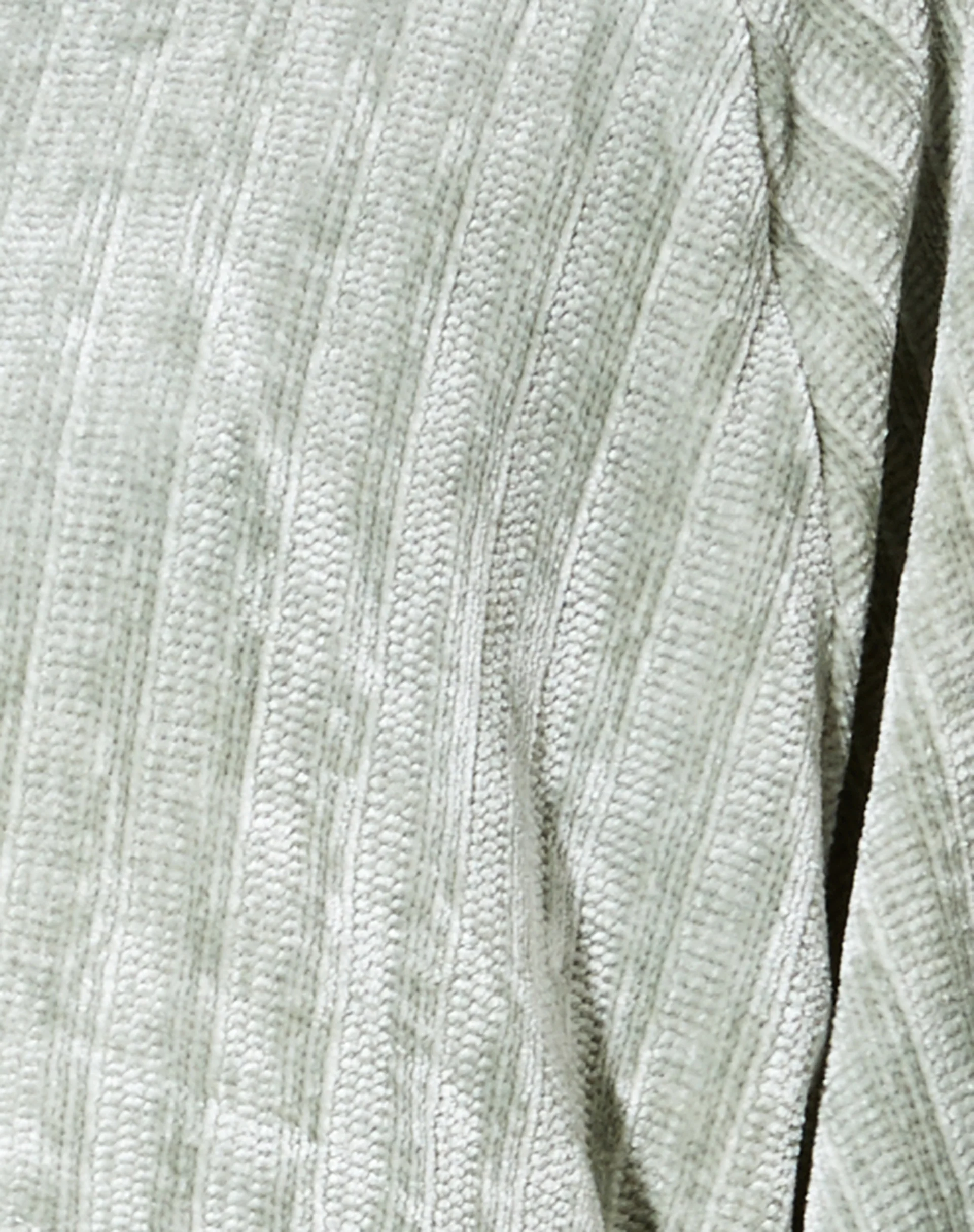Evie Cropped Jumper in Chenille Sage - Image 5
