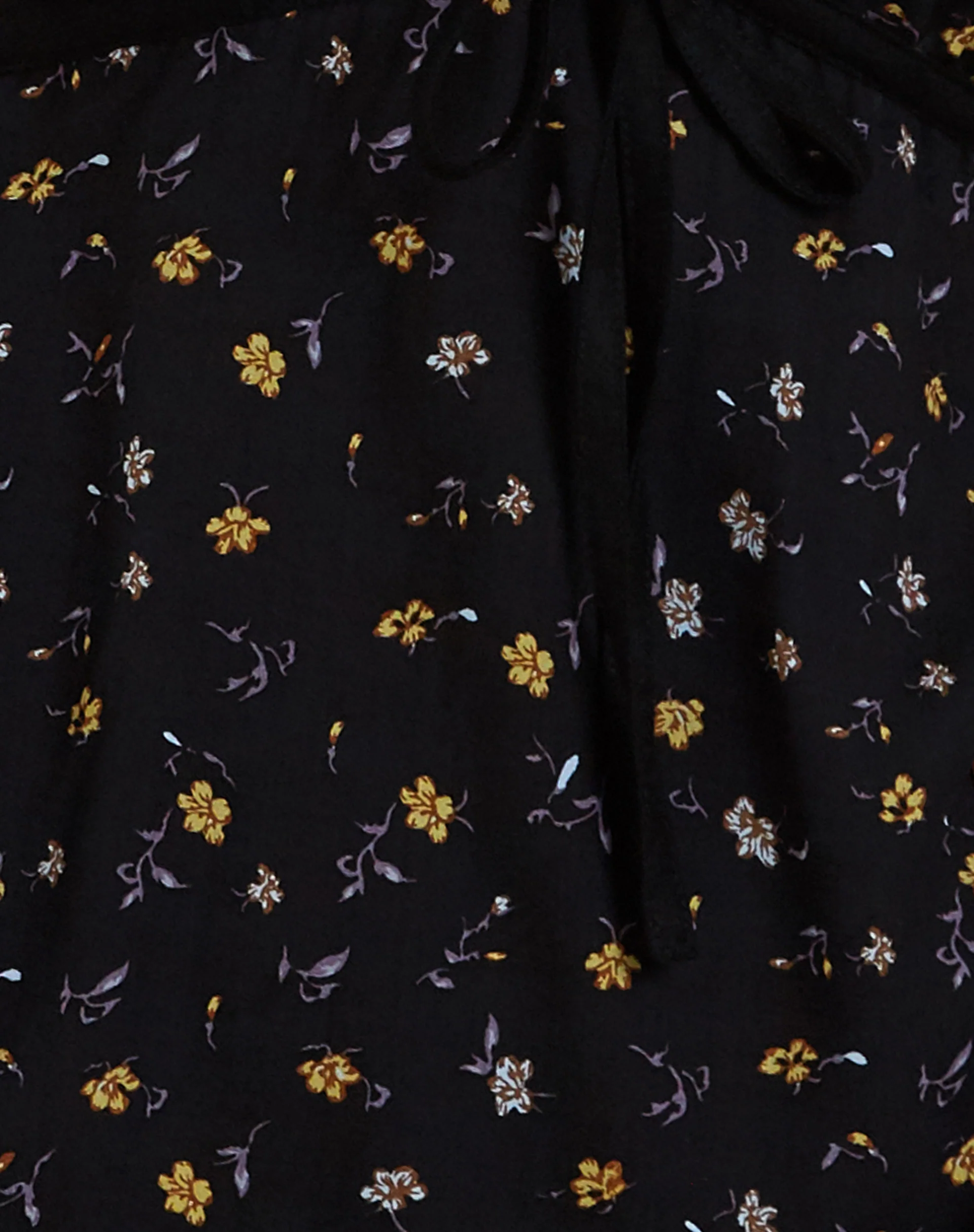 Evilia Mini Dress in Pretty Petal Black - Image 7