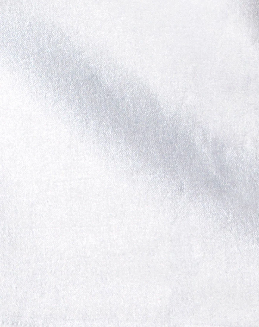 Ewi Mini Skirt in Silver Metallic - Image 5