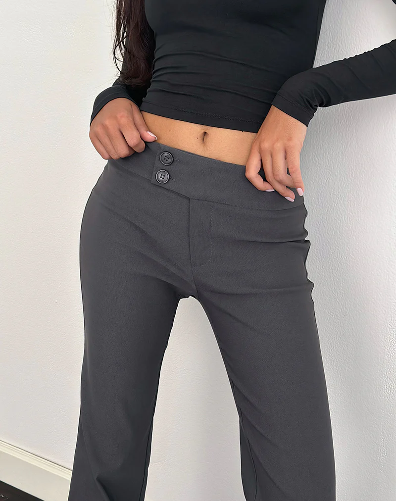 Falita Trouser in Tailoring Charcoal - Image 4