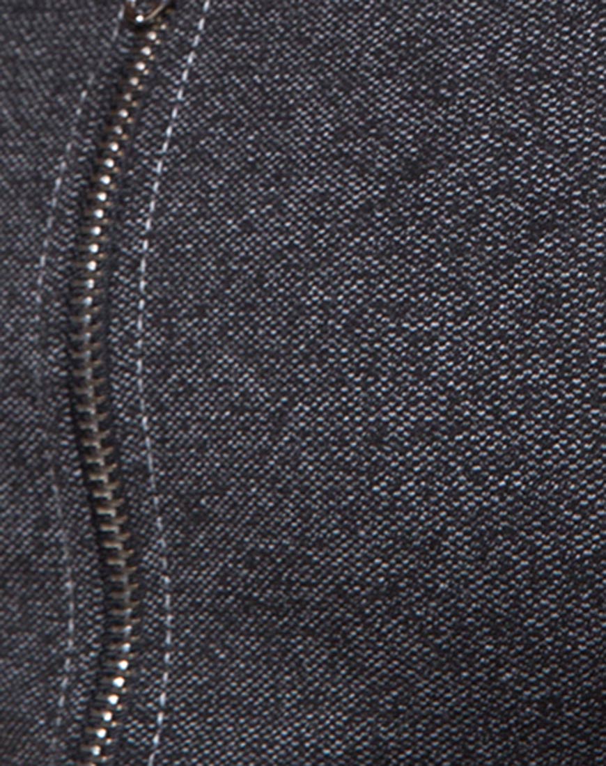 Fallon Crop Top in Denim Black - Image 5