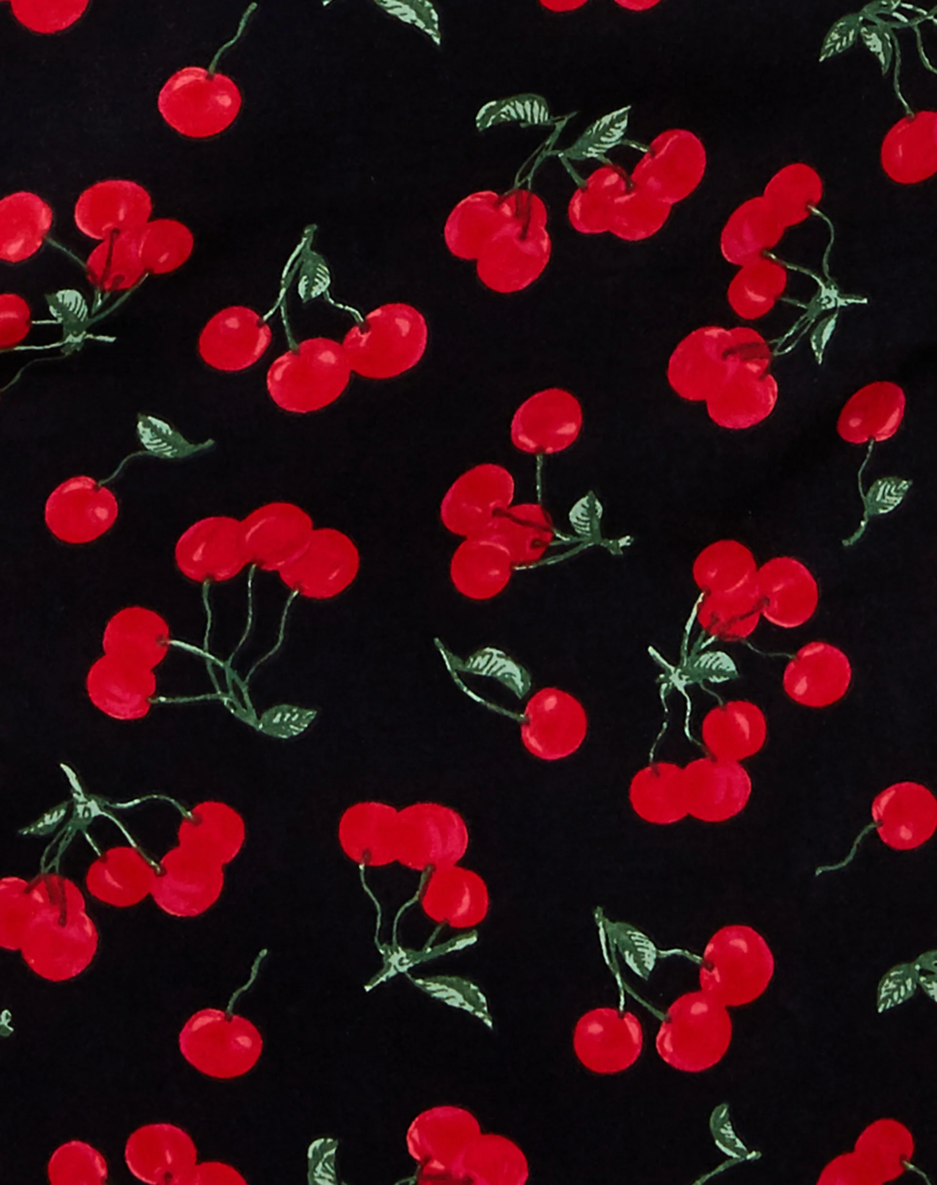 Famala Mini Dress in Cherries Black - Image 5