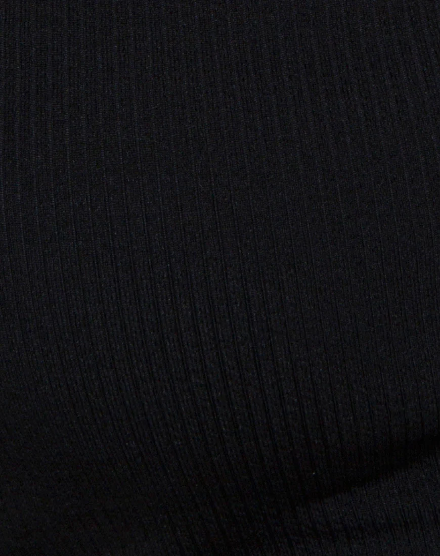 Farety Top in Black with Derlin Clip - Image 5