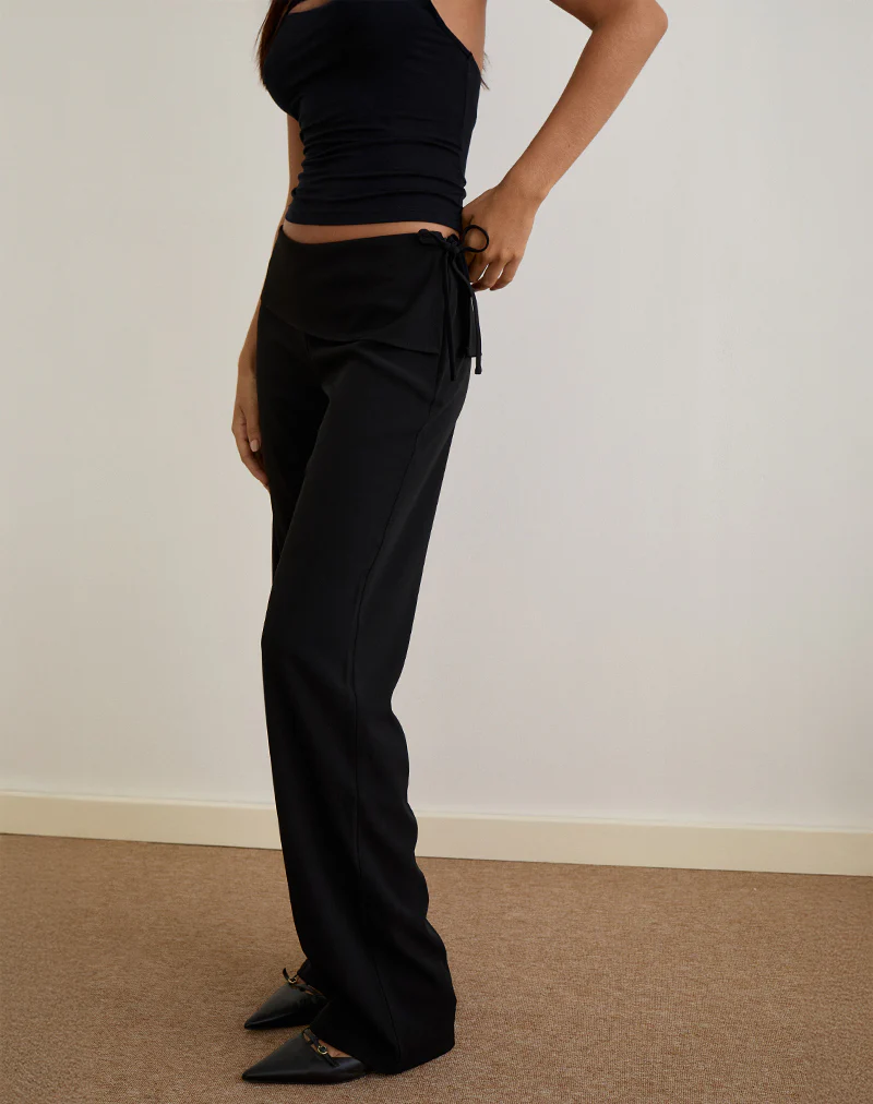 Faria Trouser in Tailoring Black - Image 3