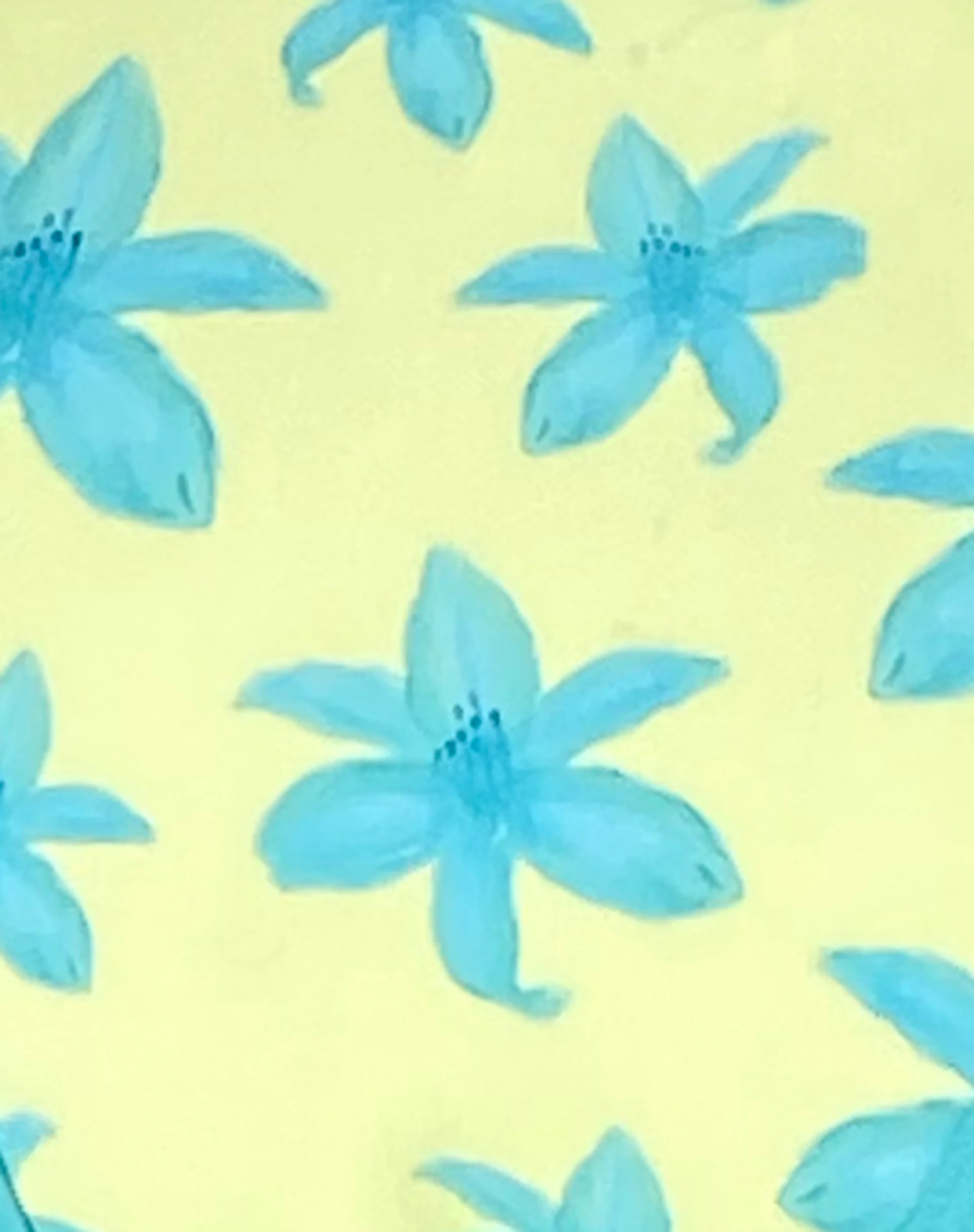 Farida Bikini Bottom in Yellow Painted Flower - Image 7