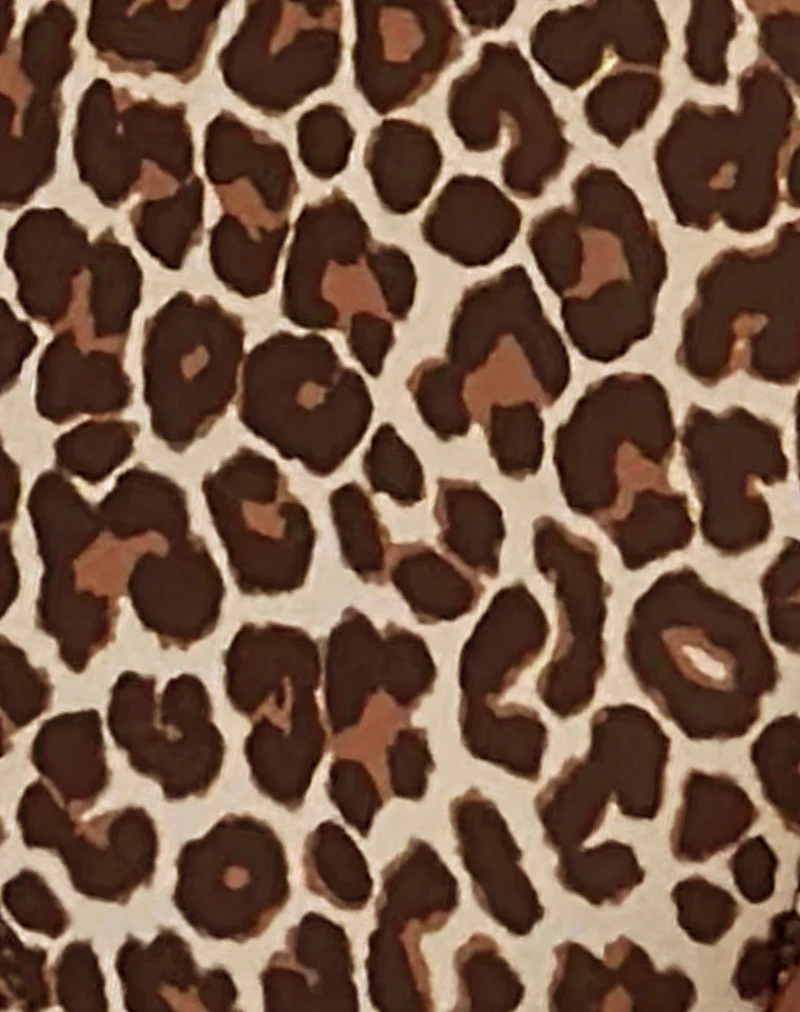 Farida Bikini Bottom in Rar Leopard - Image 5