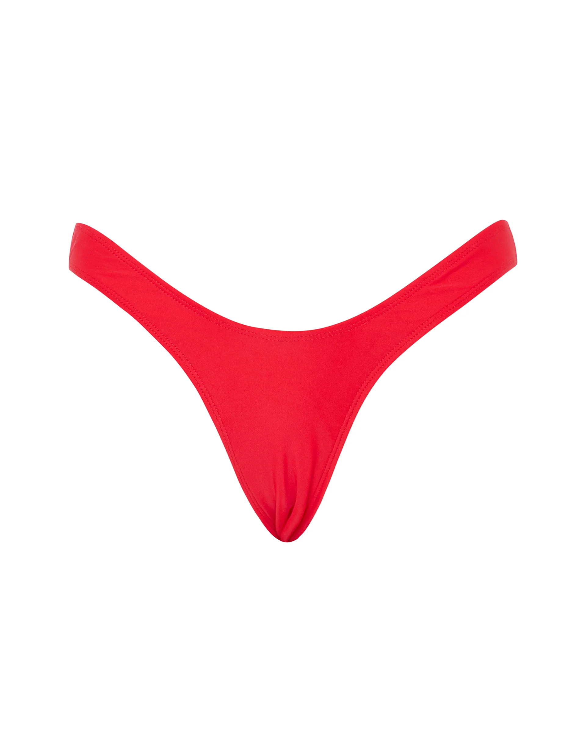Farida Bikini Bottom in Scarlet Red - Image 6