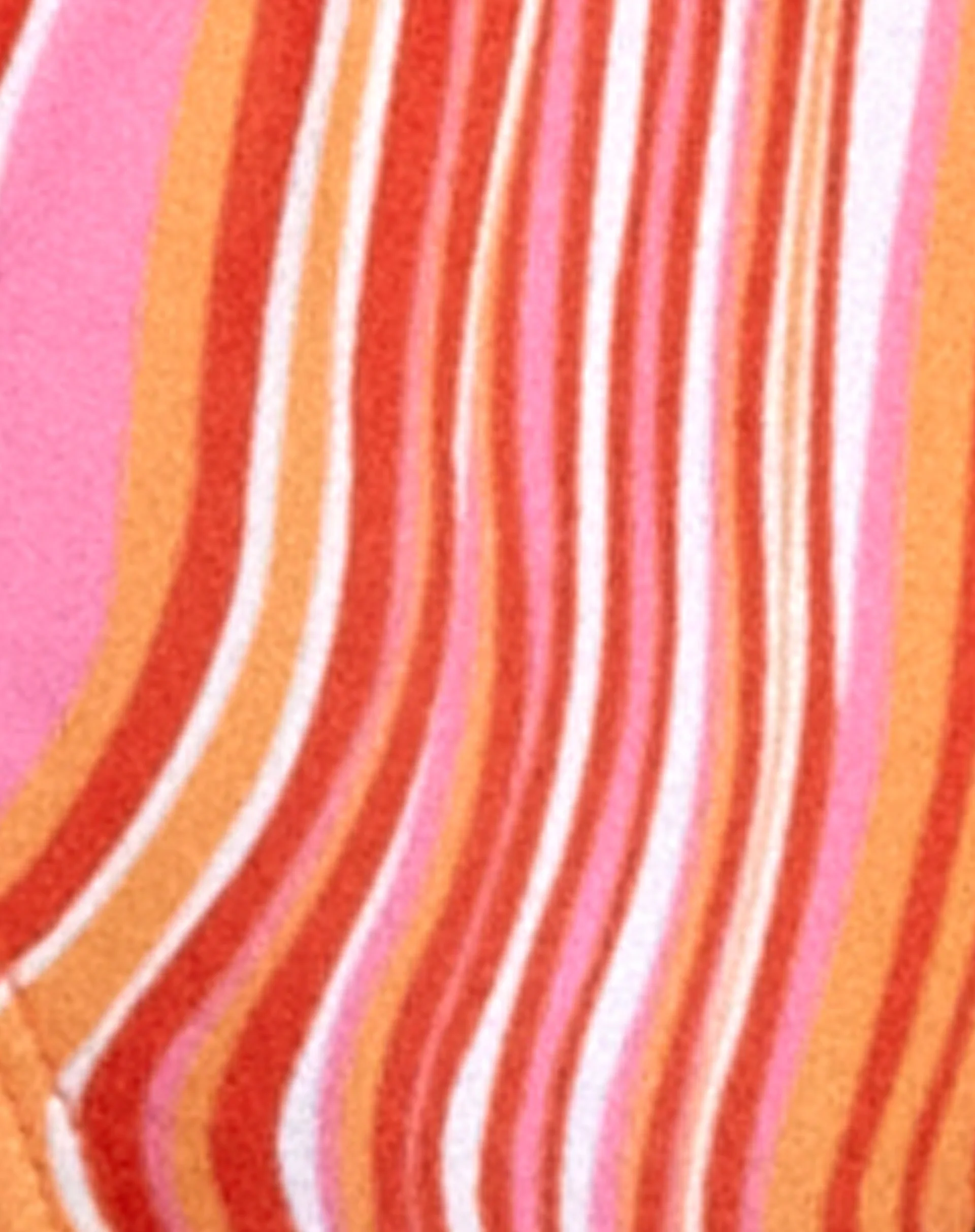 Farisa Bikini Bottom in 70's Ripple Tangerine - Image 6