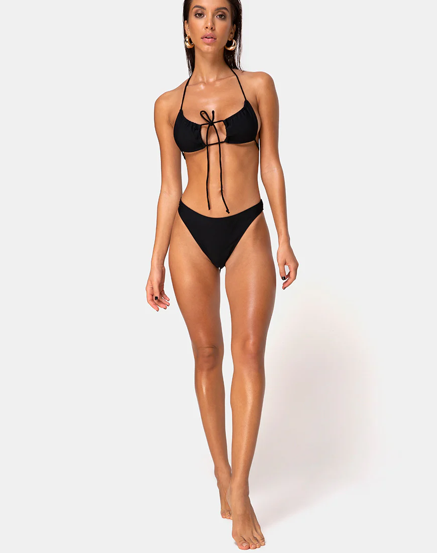 Farleigh Bottom Bikini in Matte Black - Image 3