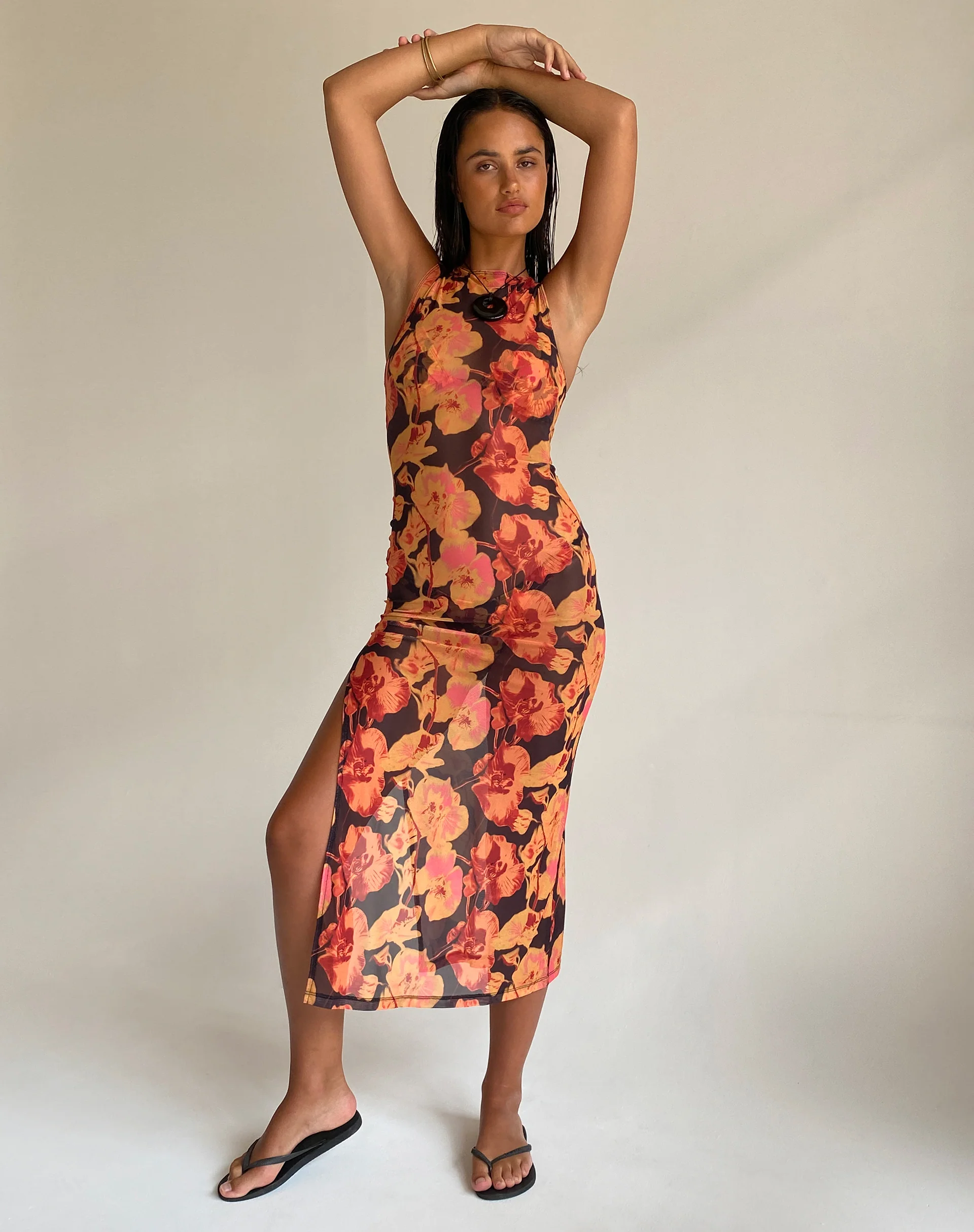 Farsha Maxi Dress in Orchid Sunset - Image 2