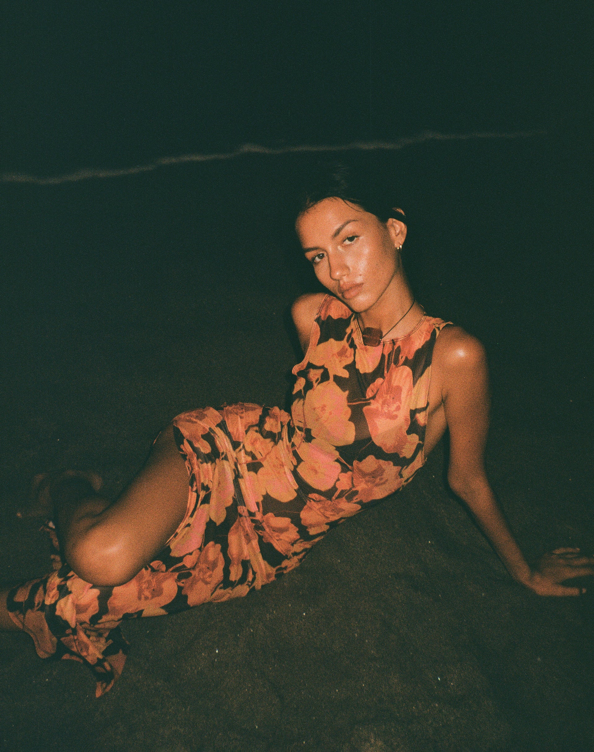 Farsha Maxi Dress in Orchid Sunset - Image 5