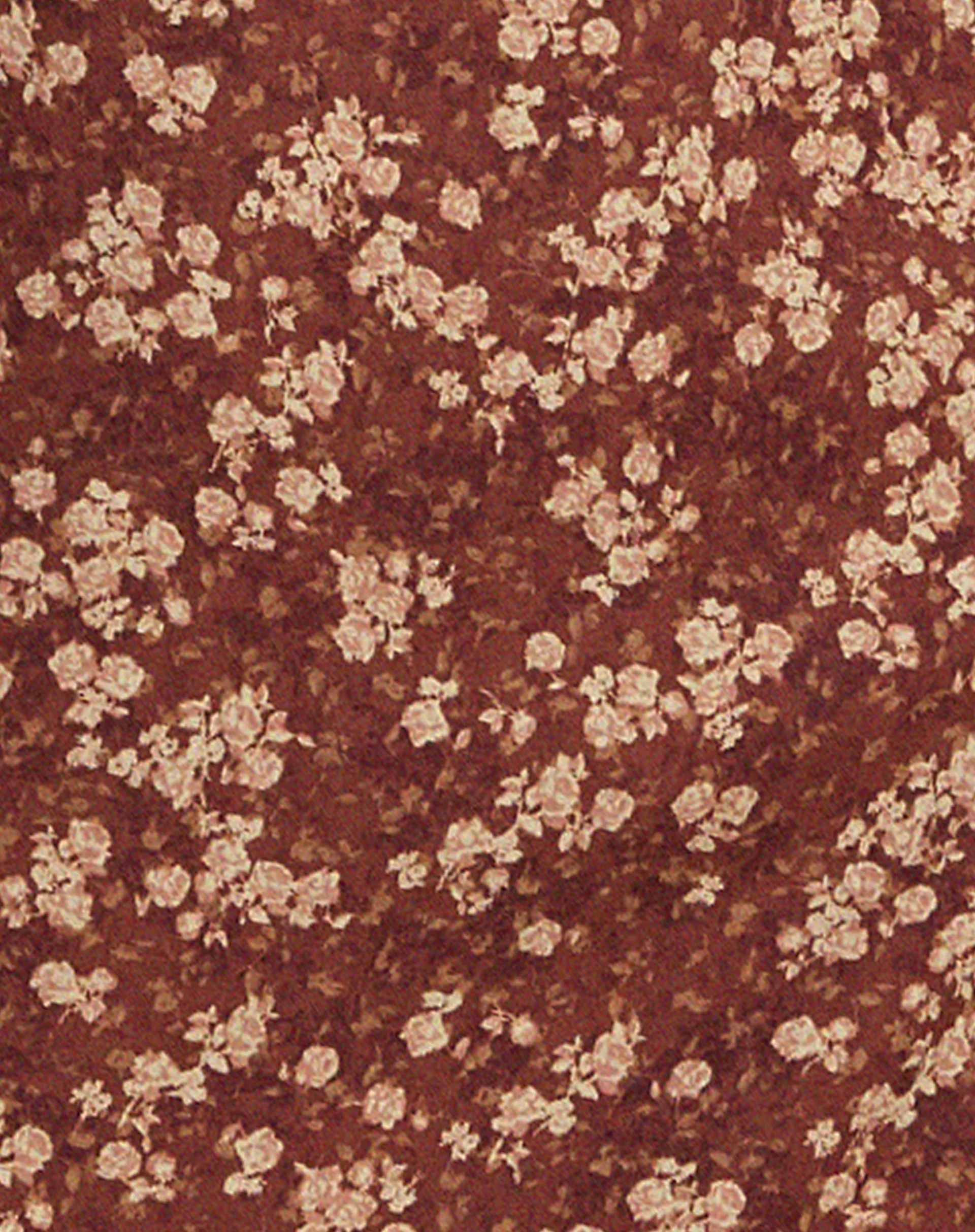 Felirose Slip Dress in Earthy Floral Brown - Image 6