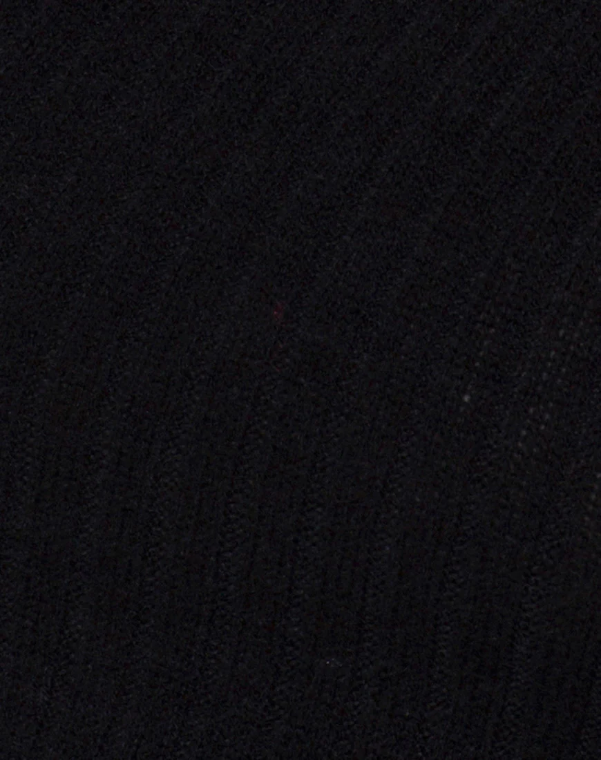 Fiax Top in Rib Black - Image 5