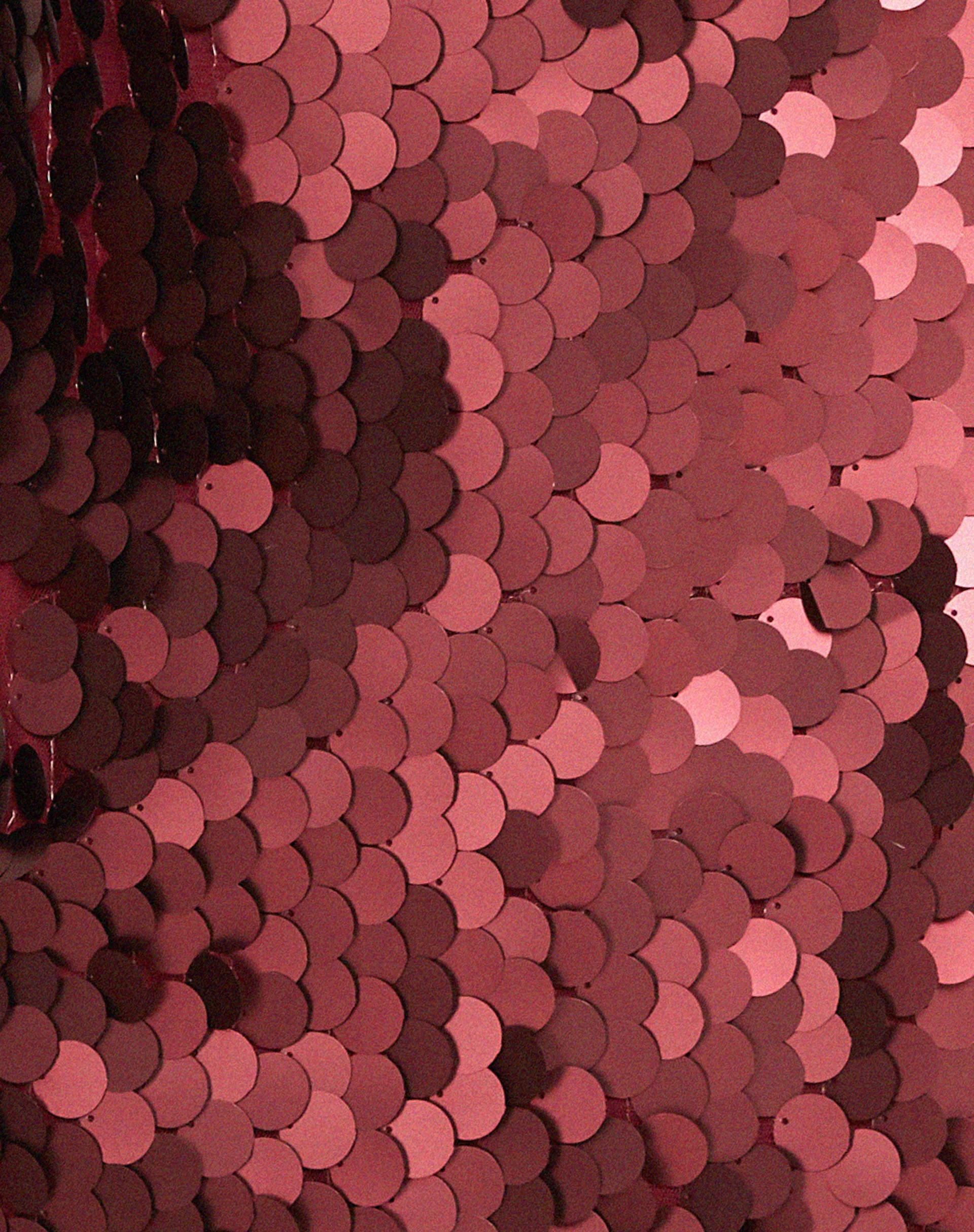 Urban X Motel Finn Mini Dress in Disc Sequin Burgundy - Image 9