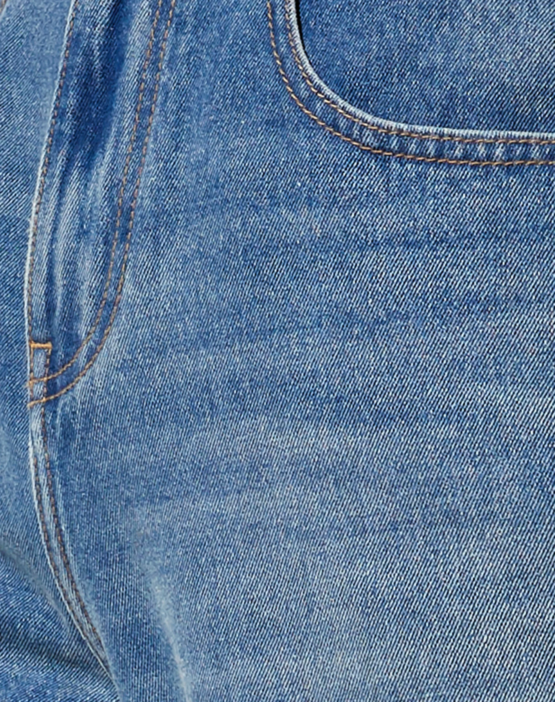 Flare Parallel Jeans in Mid Wash - Image 8