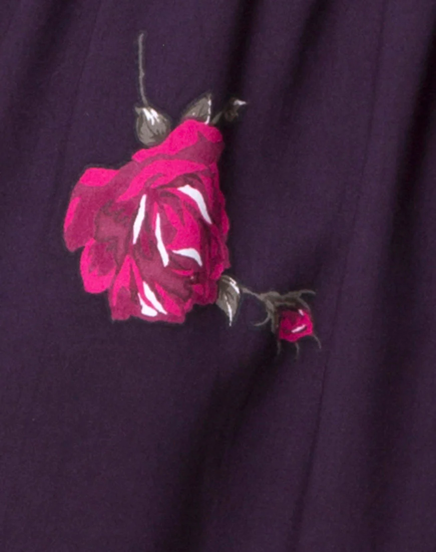 Flawa Mini Dress in Evening Rose - Image 5