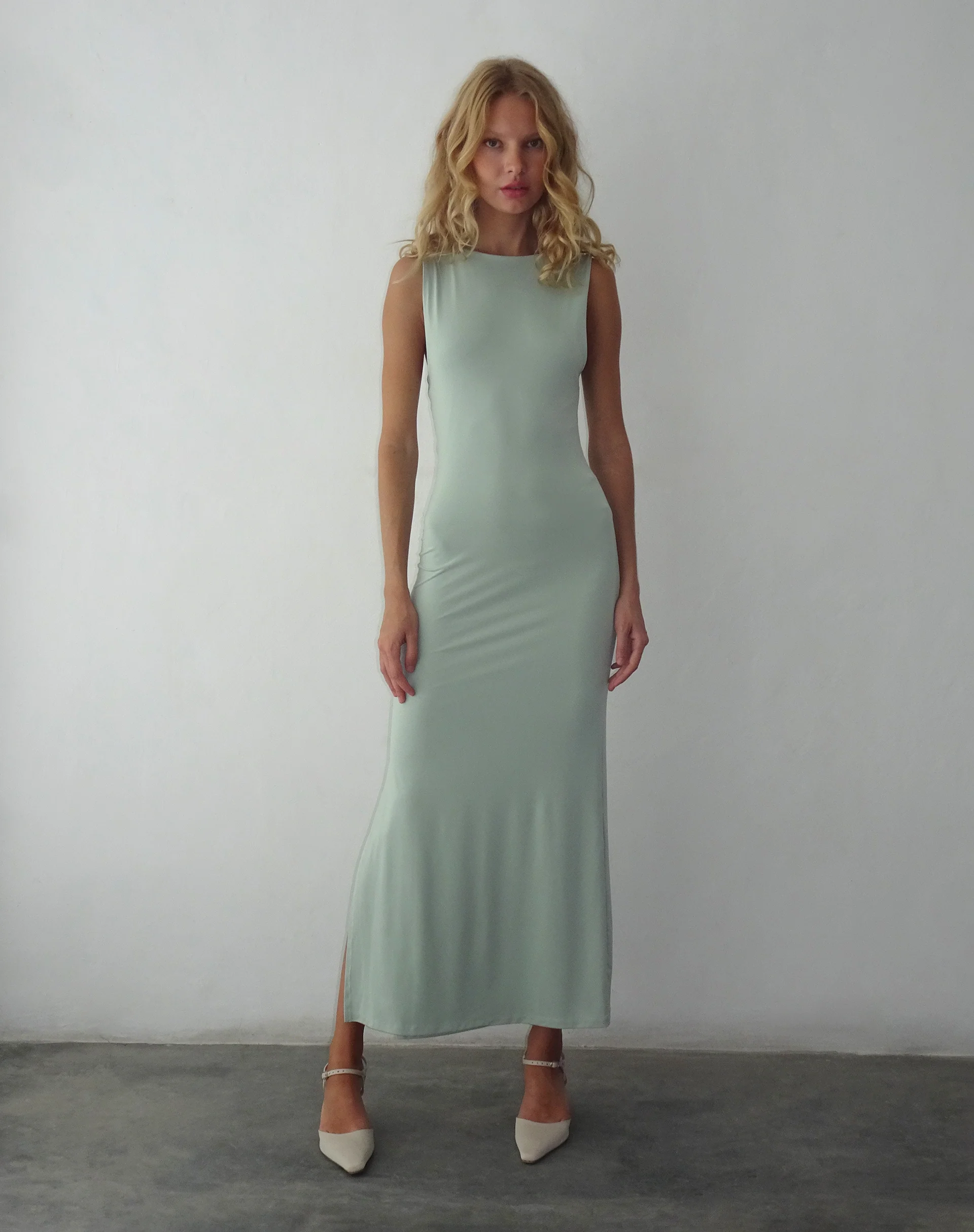 Flo Maxi Dress in Slinky Mint - Image 5