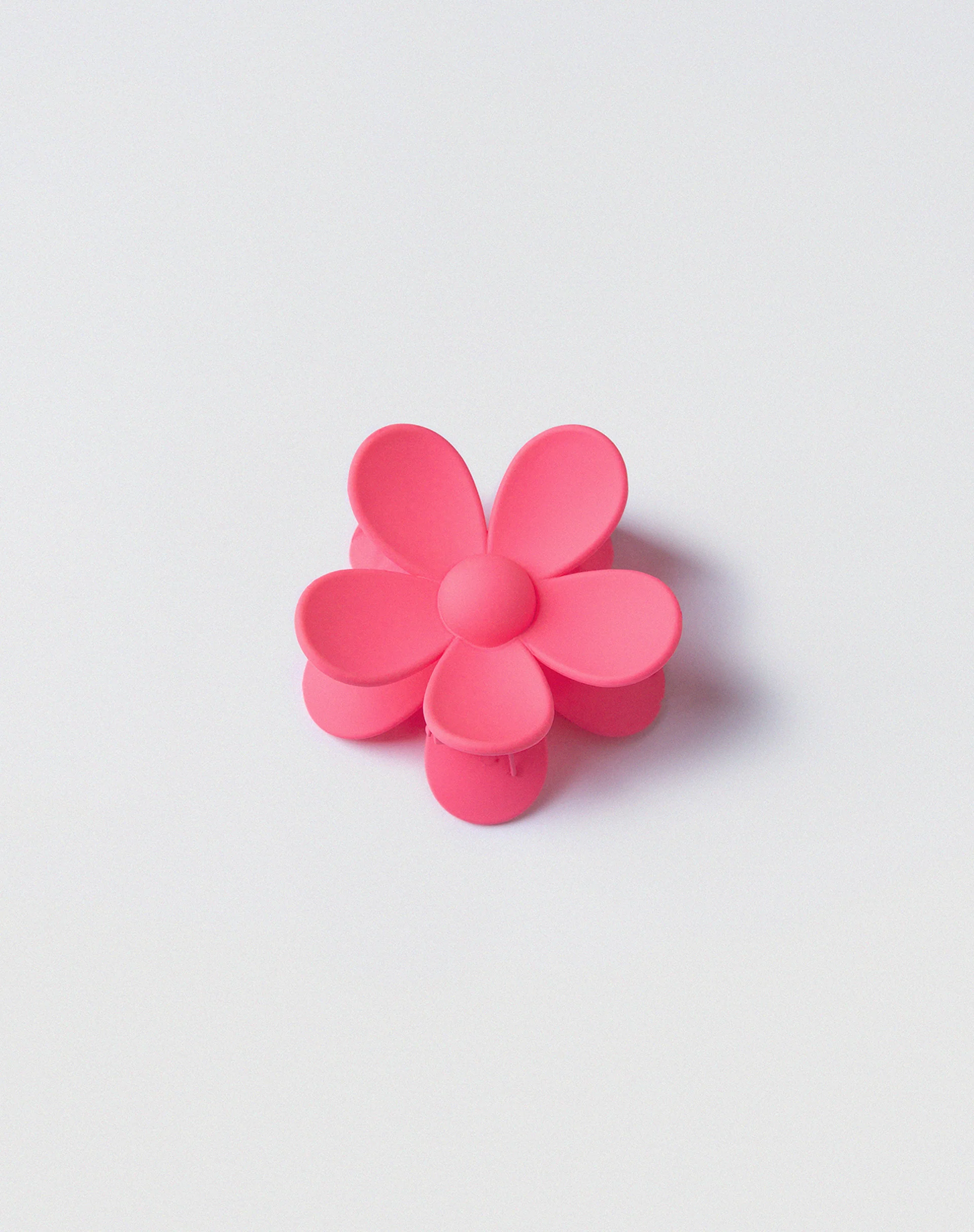Flower Hair Claw in Pink