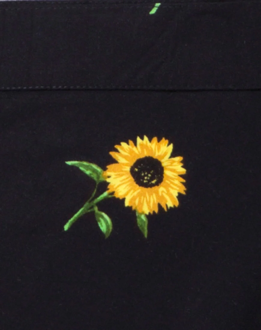 Freena Skirt in Ditsy Sunflower - Image 5