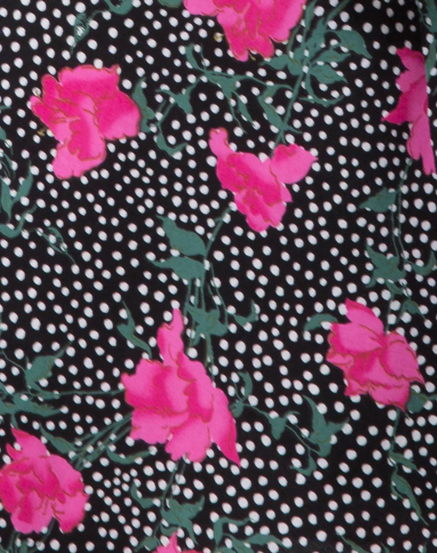 Freena Wrap Skirt in Paradise Polka - Image 5