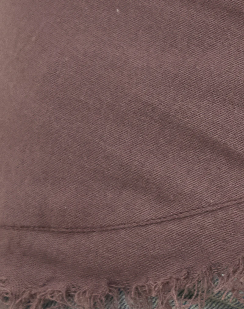 Fringe Belt in Linen Deep Taupe - Image 6