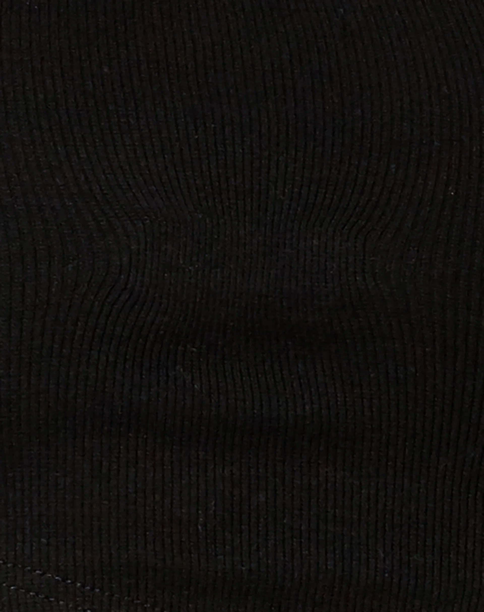 Gadze Crop Top in Rib Black - Image 5