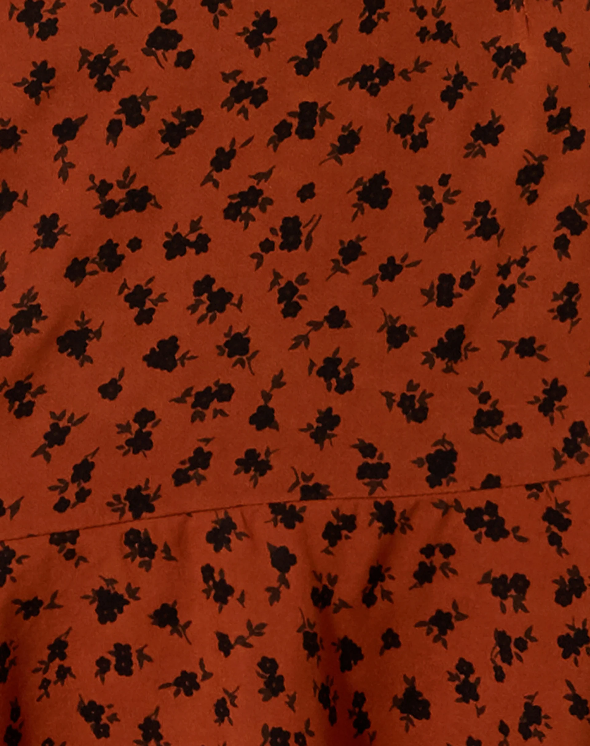 Gaelle Mini Skirt in Dainty Daisy Bombay Brown - Image 5