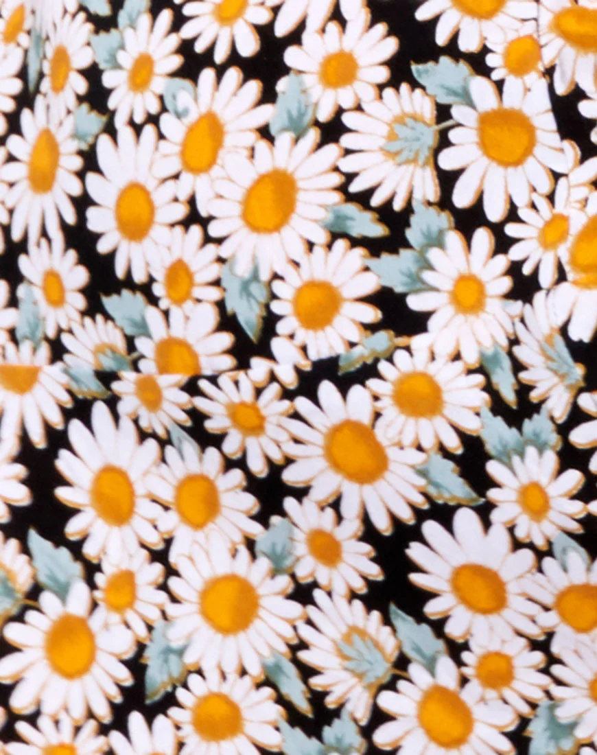 Gaelle Skater Skirt in Delightful Daisy - Image 6